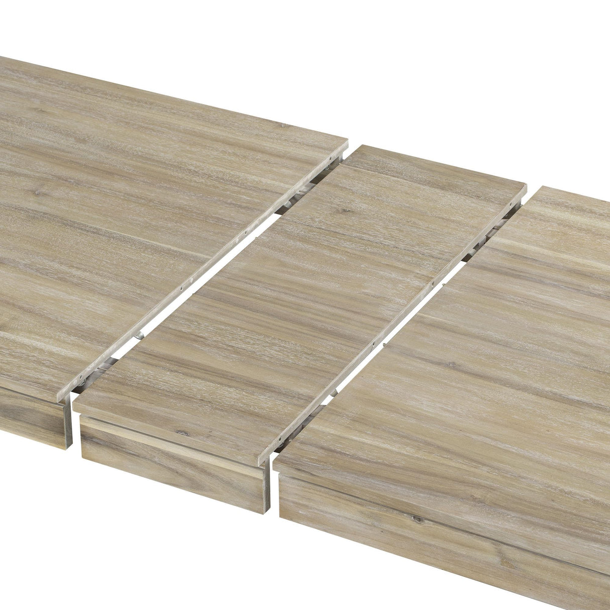 P PURLOVE 7 Pieces Dining Table Set with 6 Soft Cushion Dining Chairs, Mutifunctional Extendable Table with 12" Leaf and 2 Drawers, Wooden Dining Room Table Set for 6 Person (Natural Wood Wash) P PURLOVE