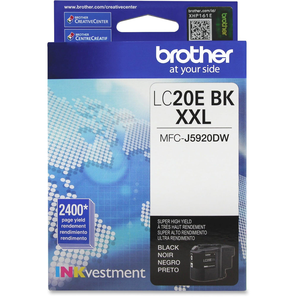 Brother LC20EBK Super High Yield Black Ink Cartridge Brother
