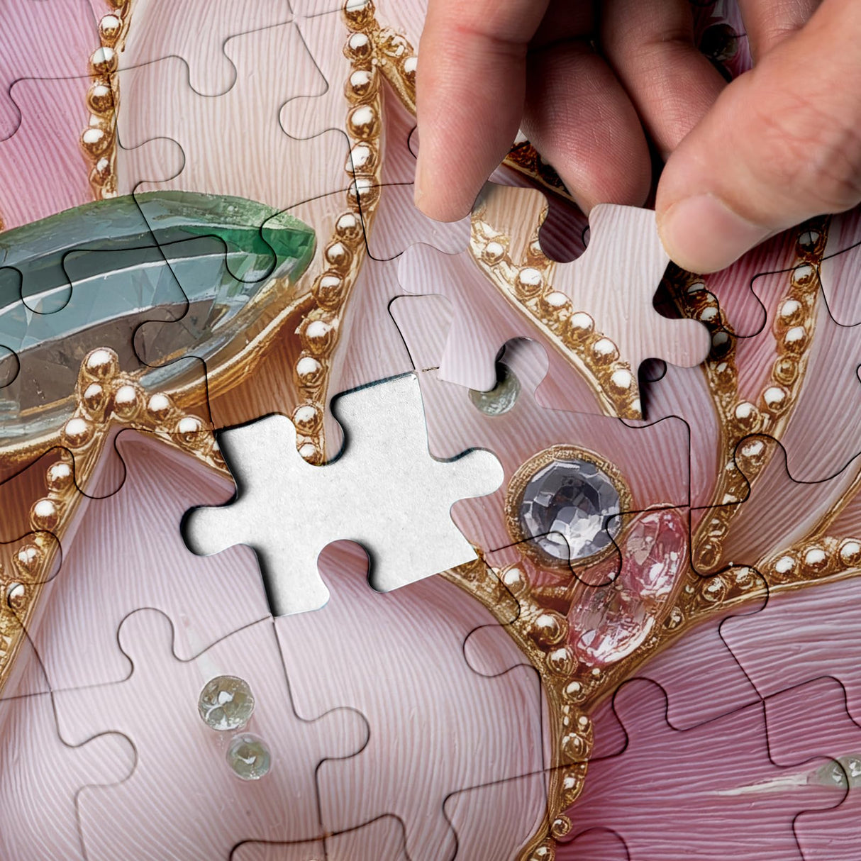 3D Pretty Crystal Lotus Flower Puzzles for Adults 1000 Pieces, Beautiful Plant Art Diamond Floral Puzzle, Challenging Wildflower Pages Aesthetic Pink Embroidery Jigsaw Puzzles Larkipuzz