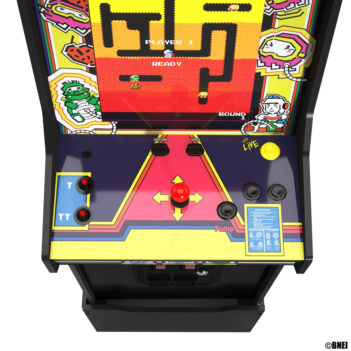 BANDAI NAMCO Legacy Arcade Game Dig Dug™ Edition ARCADE1UP