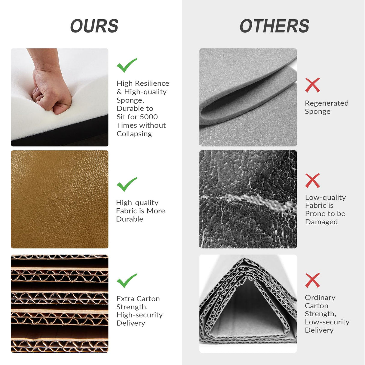 HULALA HOME Leather Recliner Chair, Modern Push Back Recliner Chair with Adjustable Backrest & Footrest, Casual Single Leather Sofa, Comfy Upholstered Club Chair for Living Room, Bedroom, Camel HULALA HOME