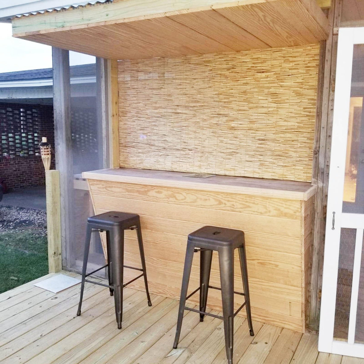 Natural Bamboo Shades for Patio 24 32 36 48 60 72 79 Inch Wide Outdoor Roll Up Blinds Waterproof Bamboo Roman Shades Privacy Sunshades Bamboo Blinds for Indoor Garden Porch Roll Up Bamboo Shades KaulaTrinx