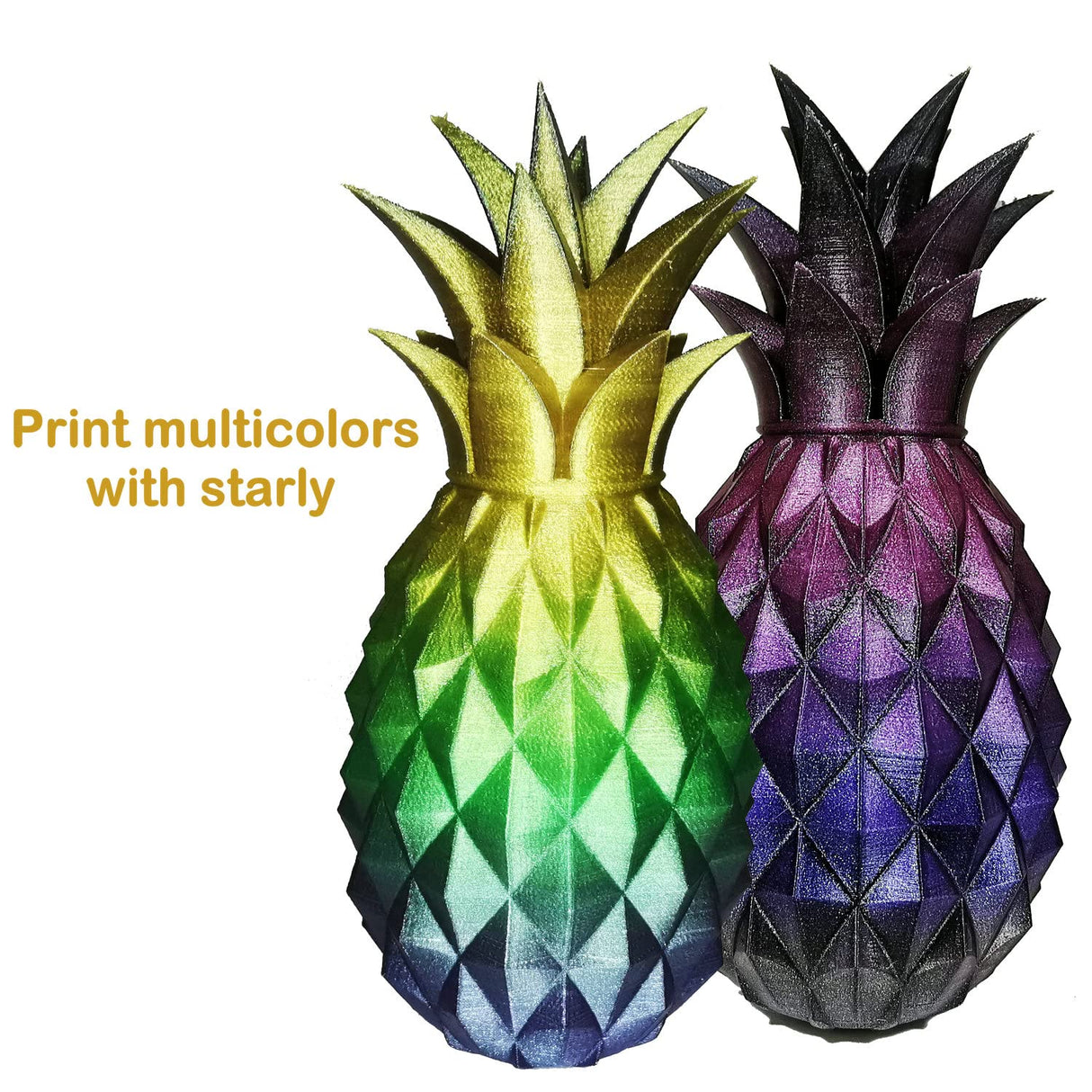 Stronghero3D PLA 3D Printer Filament 1.75mm,Chameleon,Color Change Filament, Rainbow,Muticolor Filament,Accuracy +/-0.05mm Net Weight 1kg(2.2lbs) forr Ender3 Cr10 Stronghero3D