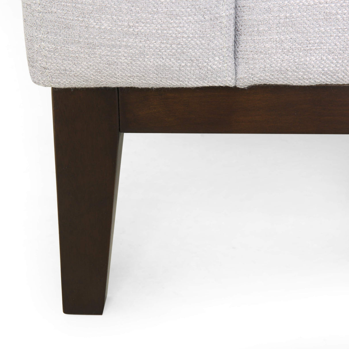 Christopher Knight Home Elliston Sofas, Light Grey + Dark Walnut Christopher Knight Home