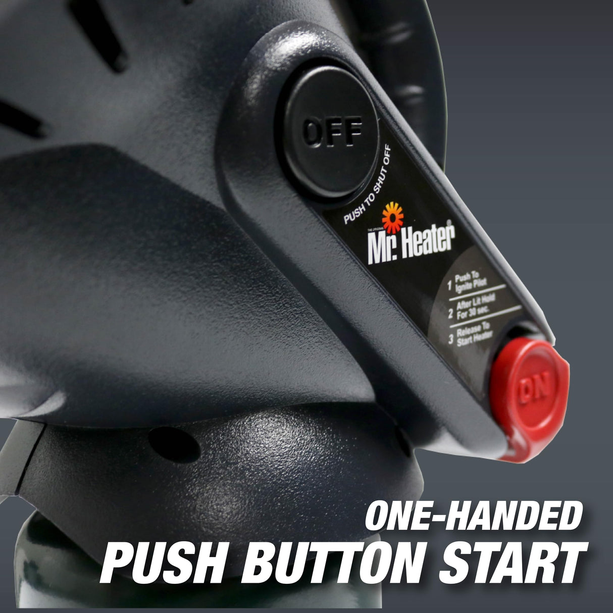 Mr. Heater F215100 MH4B Little Buddy 3800-BTU Indoor Safe Propane Heater, Medium , Black/Red Mr. Heater
