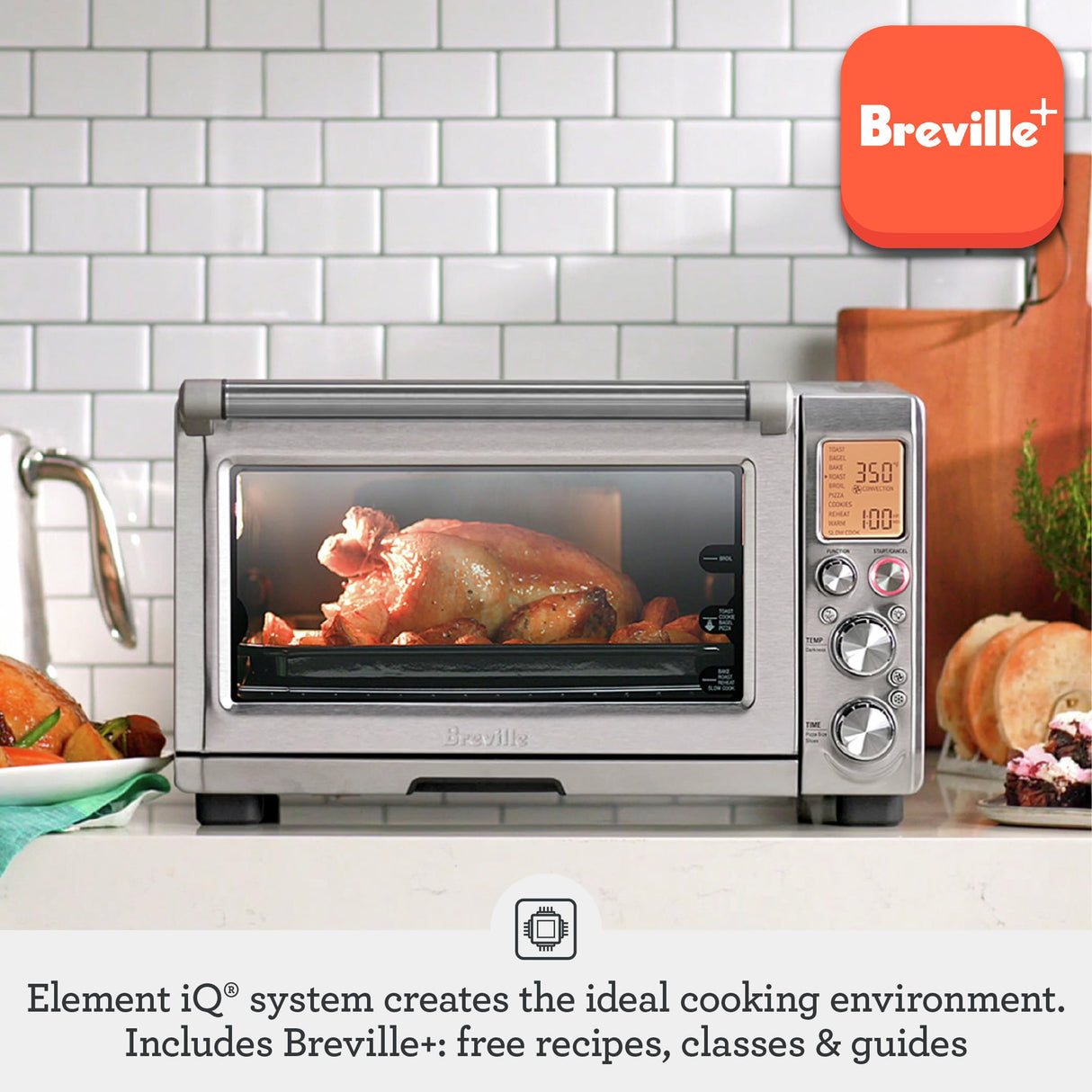 Breville BOV845BSS Smart Pro Countertop Oven, One Size Breville