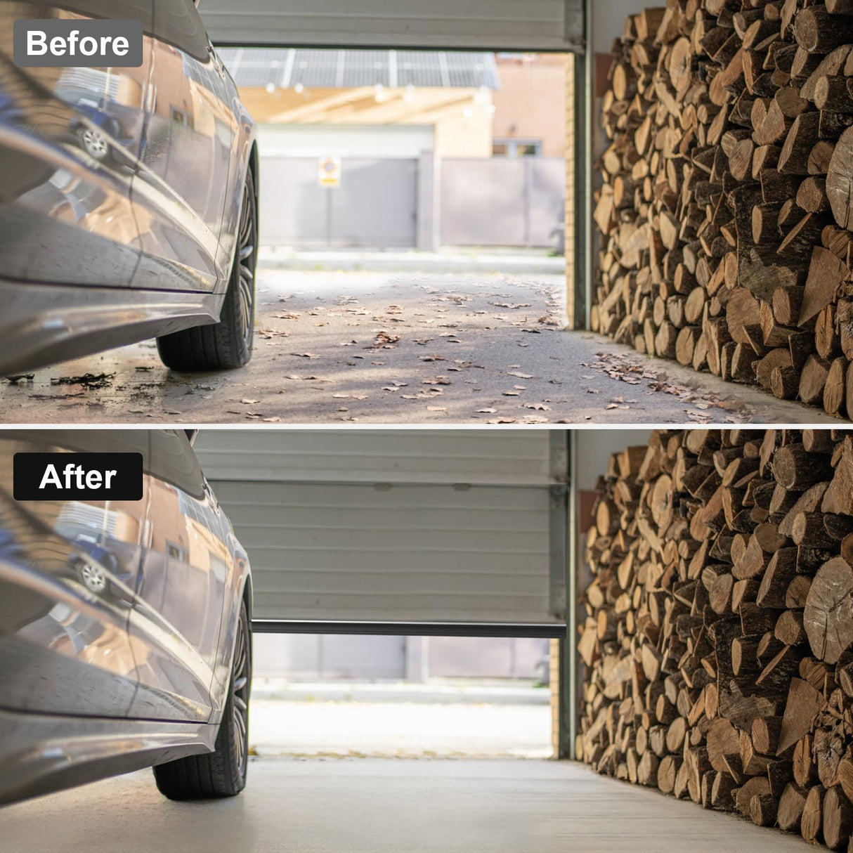 alophoty 10 FT Garage Door Seals Bottom Rubber, Heavy Duty U+O Ring Universal Garage Door Bottom Seal with Pre-drilled Aluminium Track Retainer Base Kit, Rubber Bottom Seals for Garage Doors alophoty