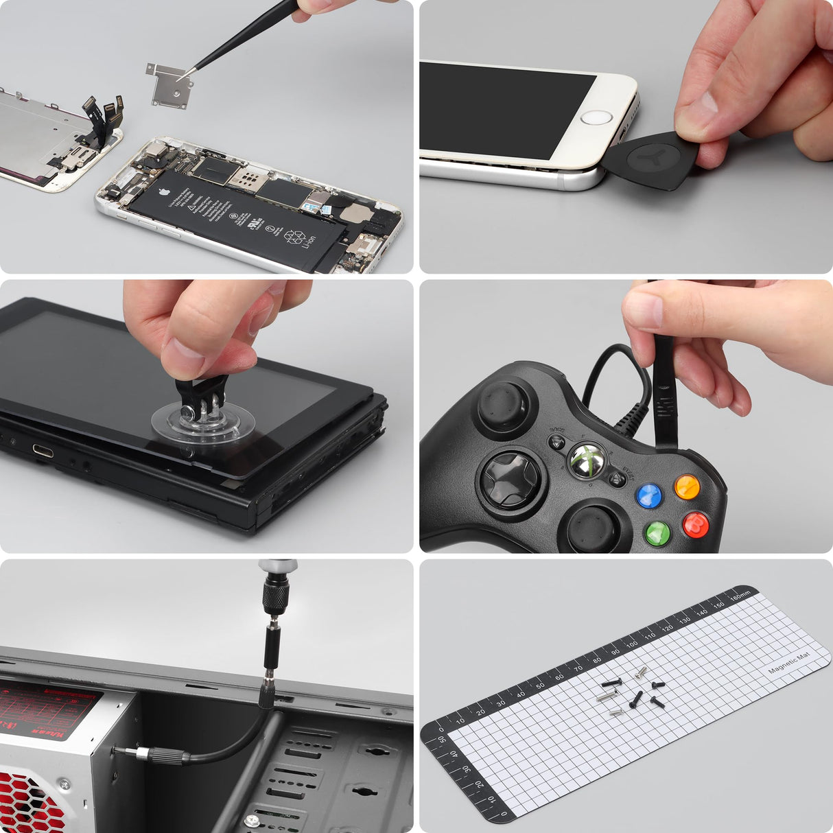 STREBITO Precision Screwdriver Set, 153 in 1 Electronics Tool Kit with Case, 140 PCS Magnetic Precision Bits - Computer, Laptop, iPhone, Macbook, PC, PS5, Game Controller, RC, Watch, Phone Repair Kit STREBITO