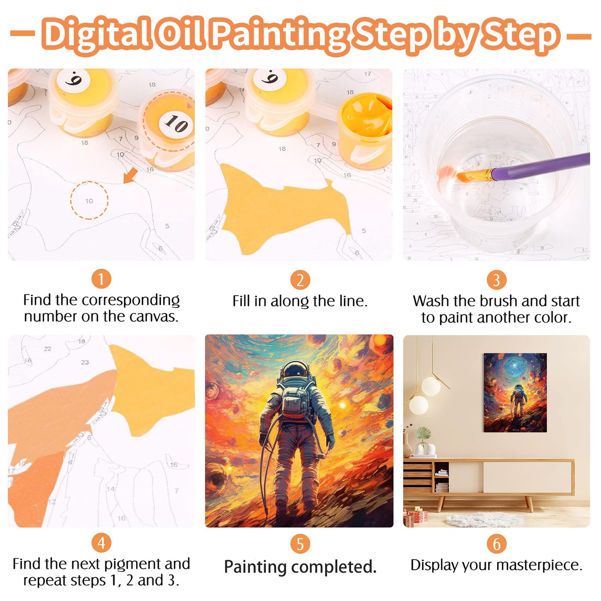 Reofrey Paint by Numbers Kit for Adults Santa Claus - 40x50cm Canvas, Christmas Paint by Number - Acrylic Paint Set - Relaxing DIY Art for Beginners & Experts - Home Wall Decoration PP1837 Reofrey