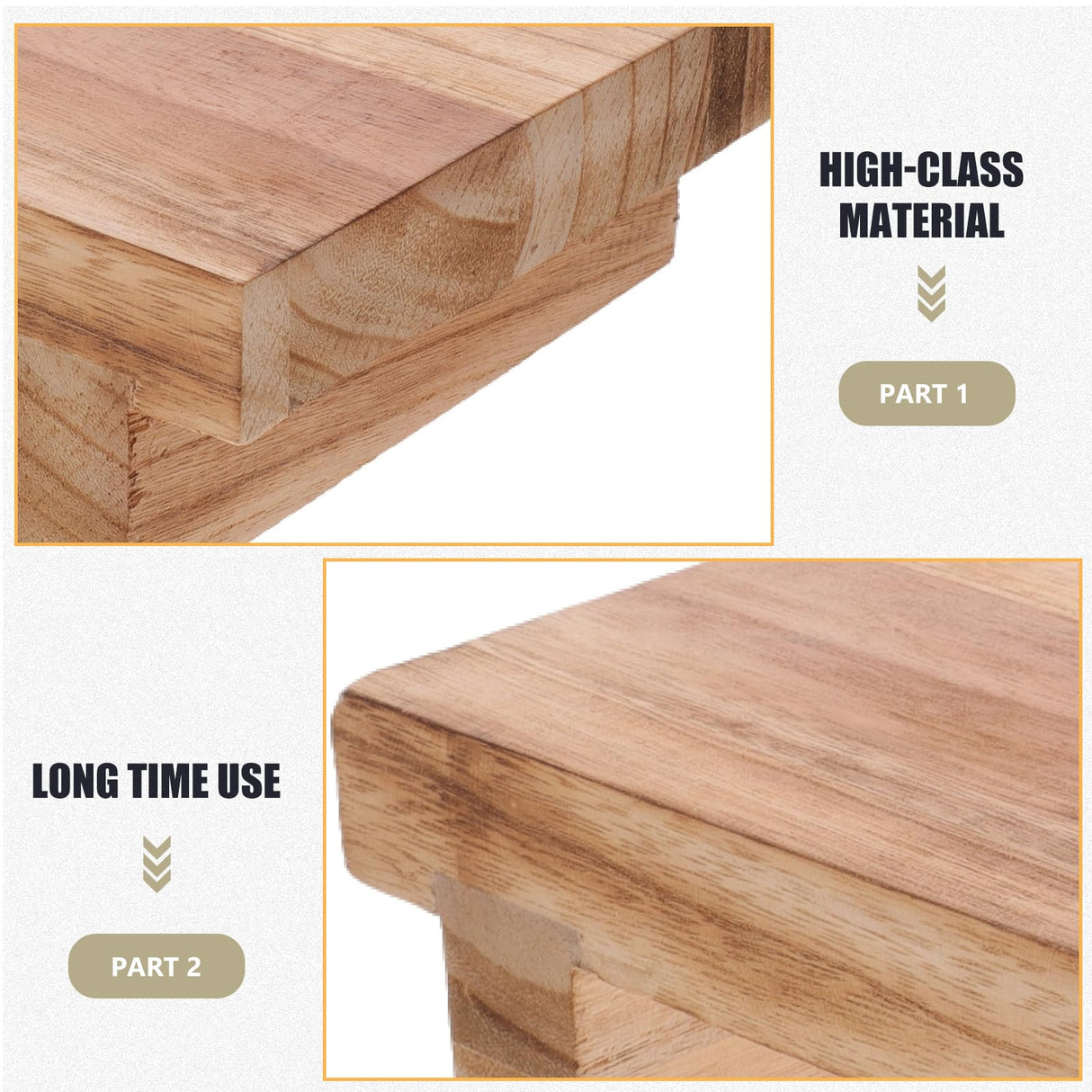 Elderly Footstool Kids' Step Stool Stepping Stool for Adults Bed Step Stool Foot Rest for Couch Kids Step Stool Bedside Step Stool Step Stool Wood Leg Rest for Desk Wood Step Stool MAGICLULU