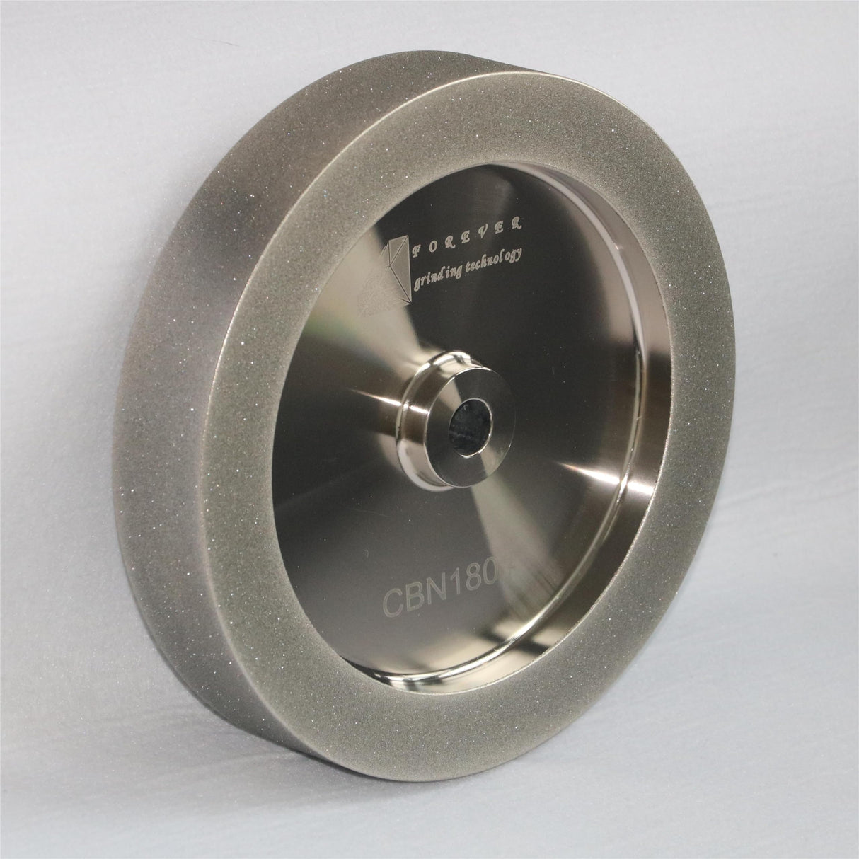 CBN Wheel 8 inch,CBN Grinding Wheels 8'' Diameter, 5/8'' Bore, 1.5'' Wide, 1'' Down The Side, for Sharpening Woodturning and HSS Tools(600 Grit) WoodArtSupply