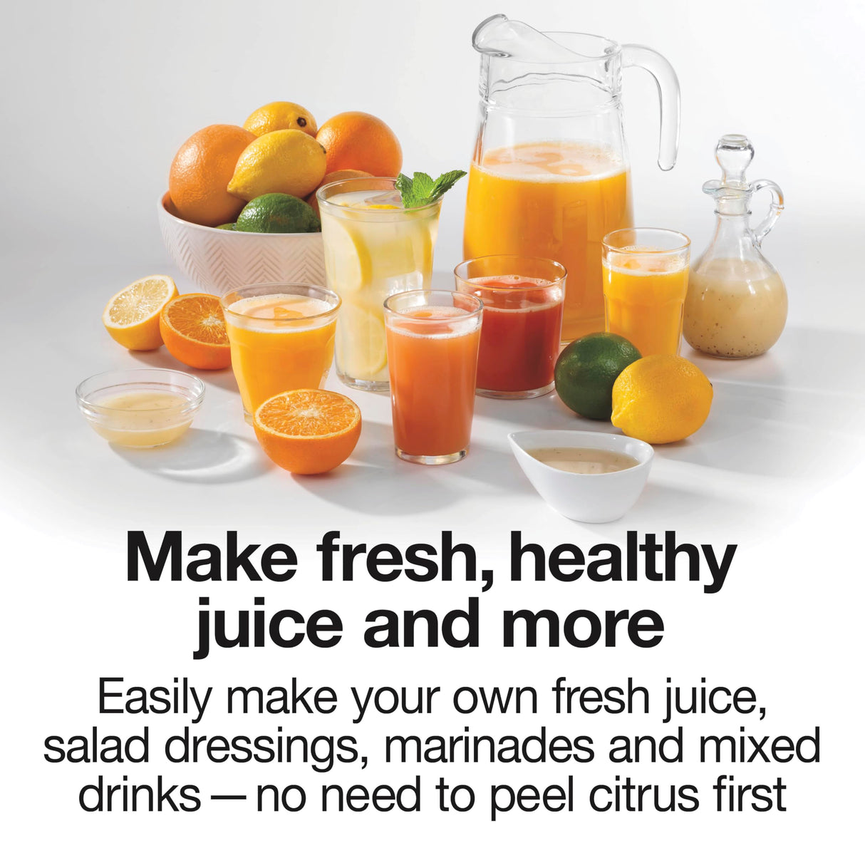 Proctor Silex Juicer Electric Citrus Juicer Machine, 34 oz., for Orange, Lemon, Grapefruit Juice, White and Green (66340) Proctor Silex