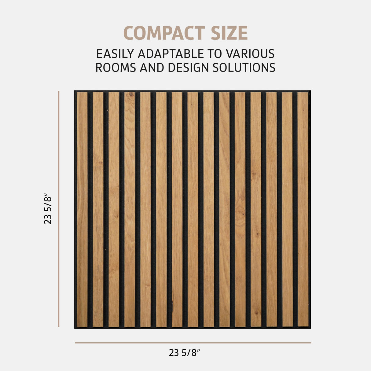 WoodMondo Wood Wall Panels for Interior Wall Decor (Pack of 4) | Decorative Panels for Walls in Scandinavian Design - Made in The USA (Rustic Brown) WOODMONDO