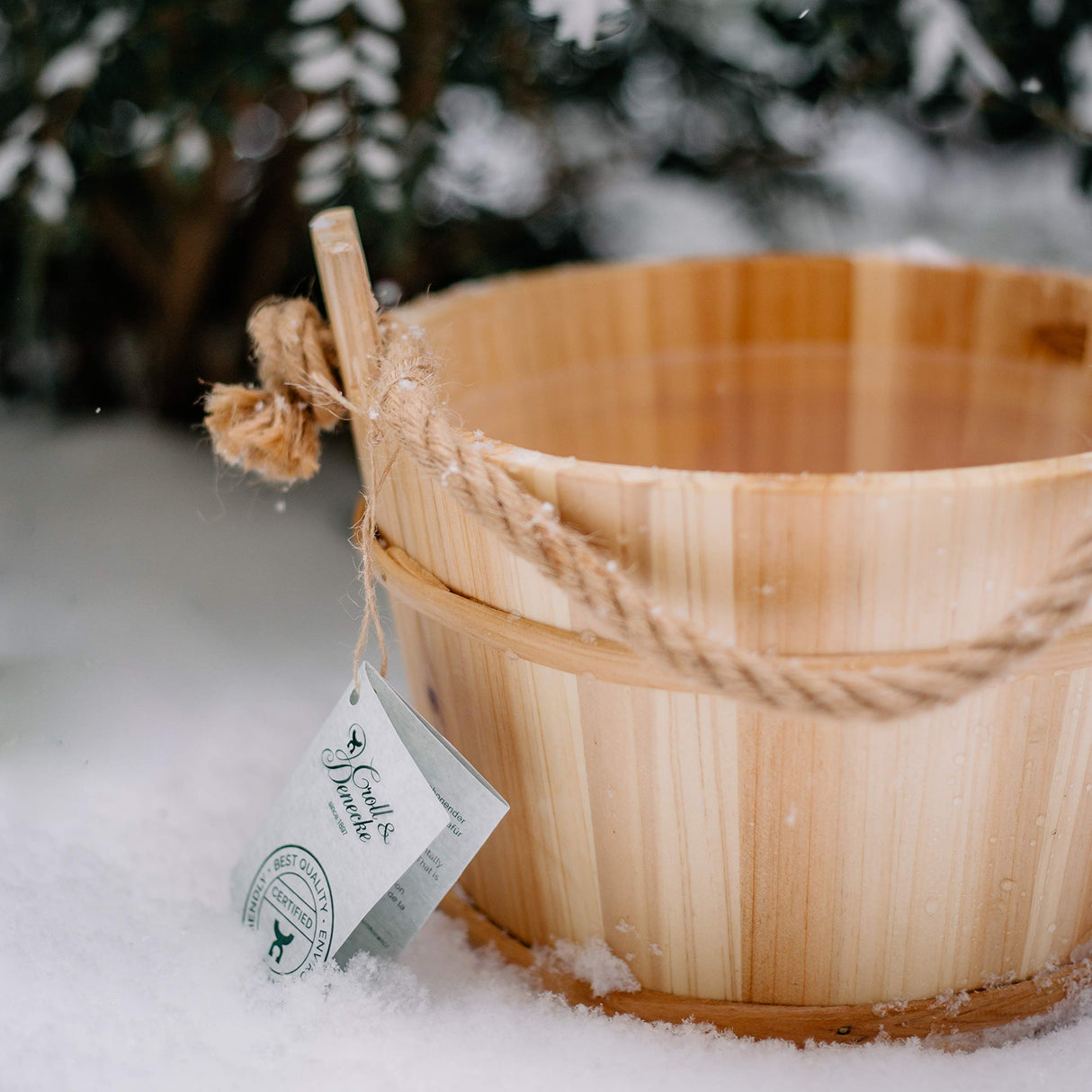 Croll & Denecke Wooden Sauna Bucket Diameter 28 cm Croll & Denecke