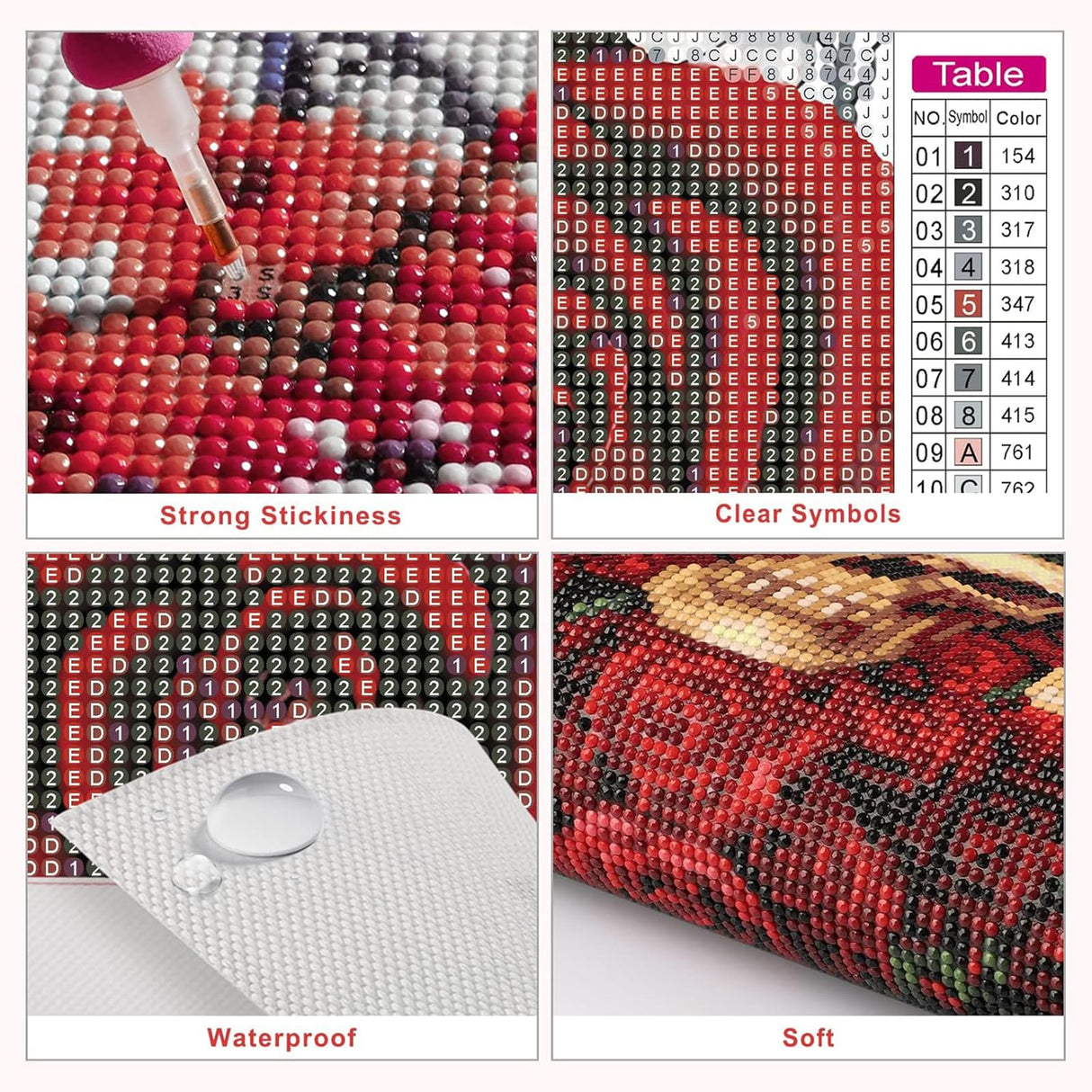 MXJSUA DIY 5D Diamond Painting Kits for Adults, Red Sports Car Diamond Art Painting Full Drill Crystal Rhinestone Embroidery Craft Kits for Home Wall Decor Gifts, 12x16inch MXJSUA