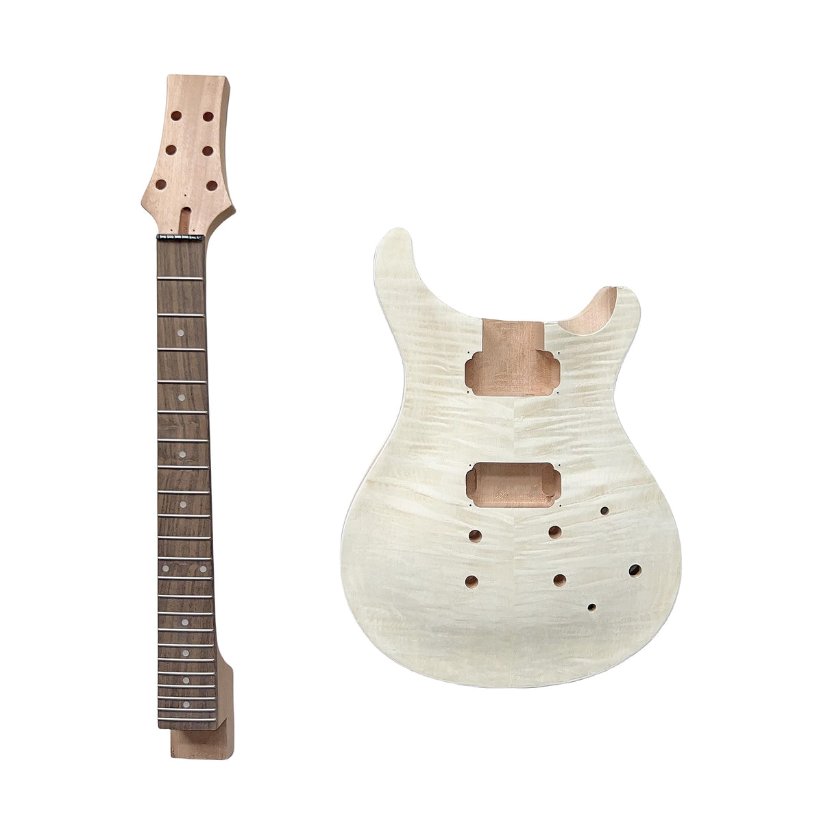 DBL PRS Style Electric Guitar Kits,DIY Electric Guitar,Mahogany Body and Neck Rosewood Fingerboard,Build Your Own Electric Guitar DBL