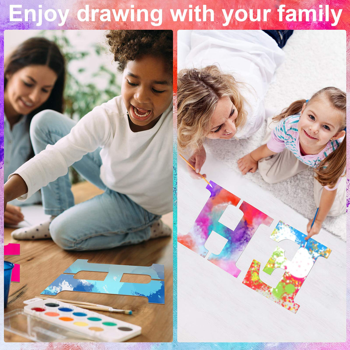 4 Pieces 12 Inch Home Sign Wooden Home Letters Wall Hanging Large Home Sign Decor for Home, Living Room, Farmhouse (White) Jetec