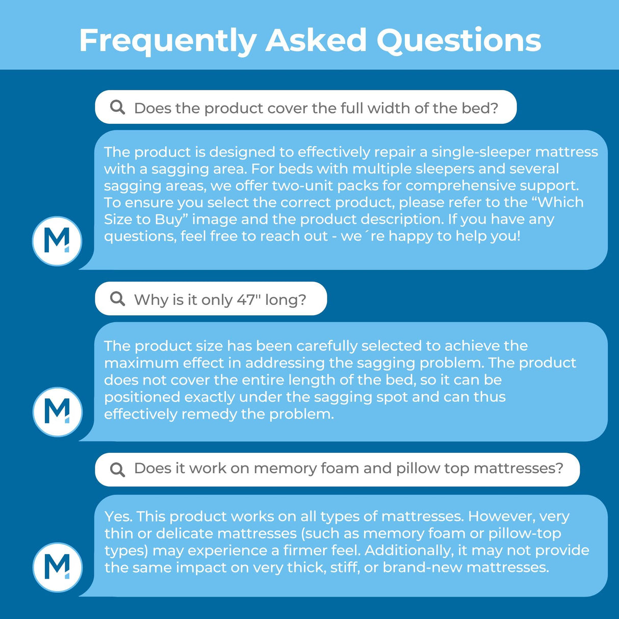 Premium Saggy Mattress Support (Medium) Extra Firm Sagging Mattress Support Pad, Firming Pad to Fix Sagging and Sinking and Improve Firmness, Corrector Insert to Help with Back Pain by Meliusly Meliusly