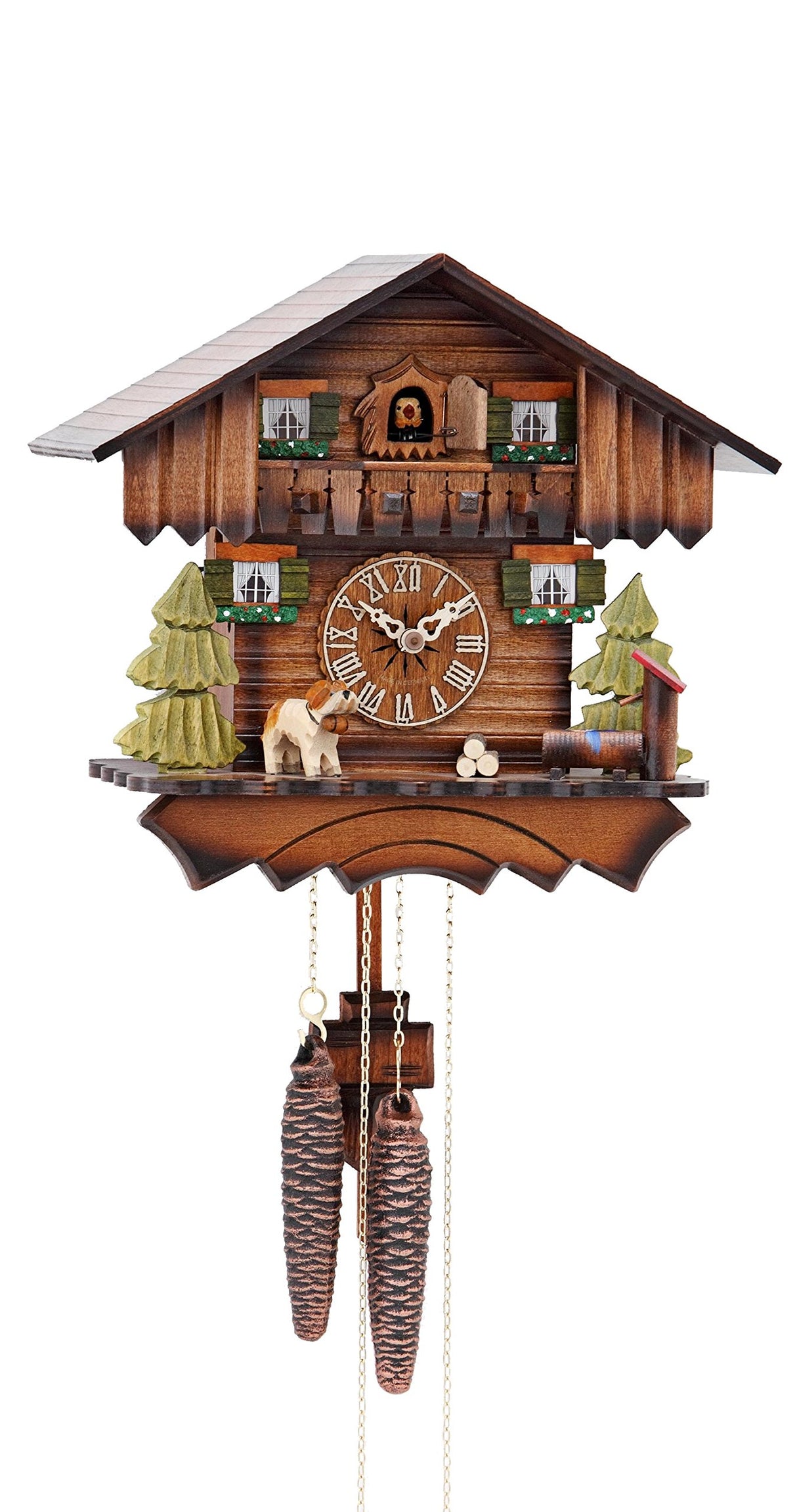 Hekas Cuckoo Clock Black Forest House KA 1675 Kammerer Uhren Hekas