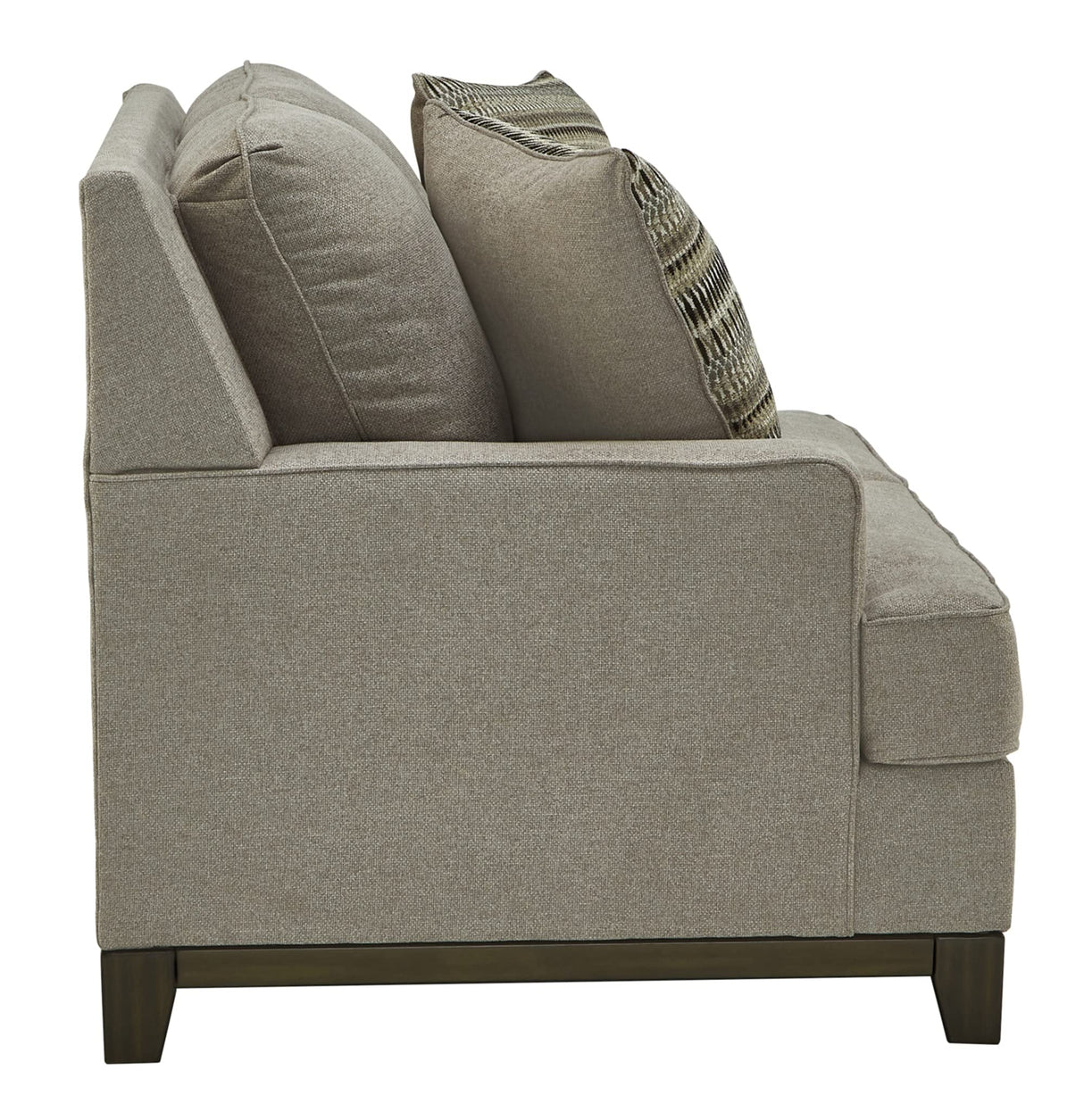 Signature Design by Ashley Kaywood Modern Loveseat with Accent Pillows, Gray Signature Design by Ashley