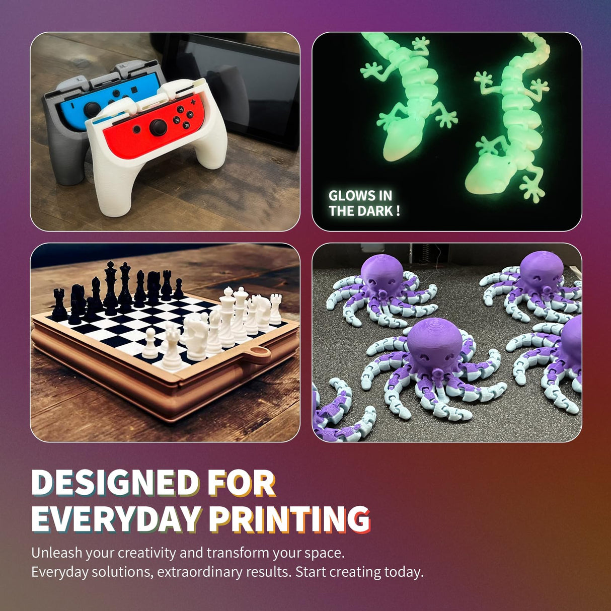 OVERTURE PLA Filament 1.75mm PLA 3D Printer Filament, 1kg Cardboard Spool (2.2lbs), Dimensional Accuracy +/- 0.02mm, Fit Most FDM Printer (Black 1-Pack) OVERTURE