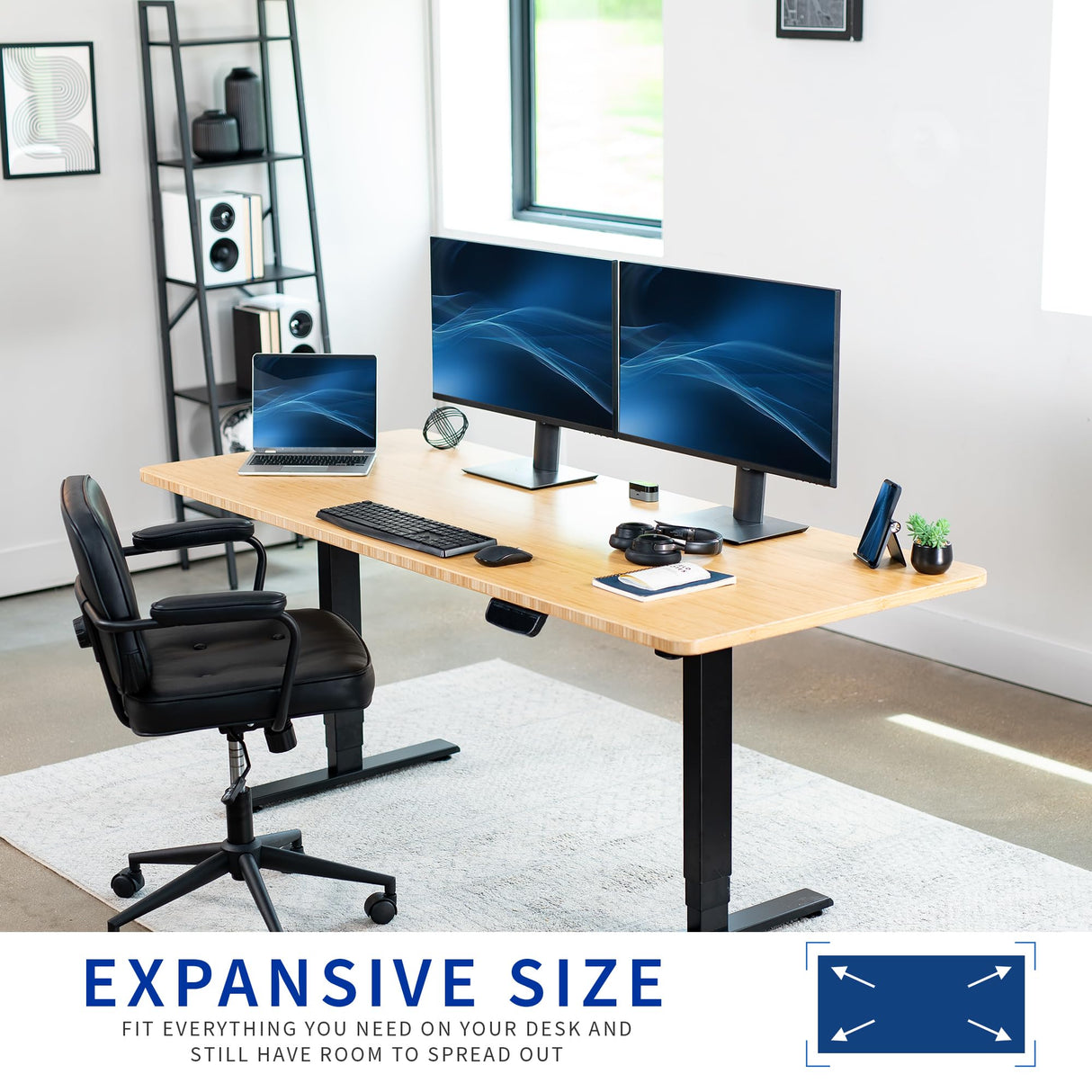 VIVO Universal 71 x 30 inch Solid One-Piece Table Top for Standard and Sit to Stand Height Adjustable Home and Office Desk Frames, Bamboo, DESK-TOP71O VIVO