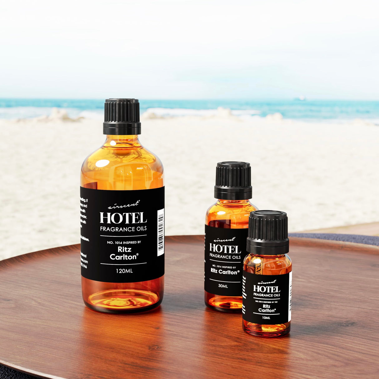 AirScent Hotel Diffuser Oil Inspired by The Ritz Carlton Hotel Scent - Premium Fragrance Oil No. 1014 for Ultrasonic and Waterless Diffusers and Crafting - 10 mL, 0.34 fl oz Glass Dropper Bottle Air-Scent