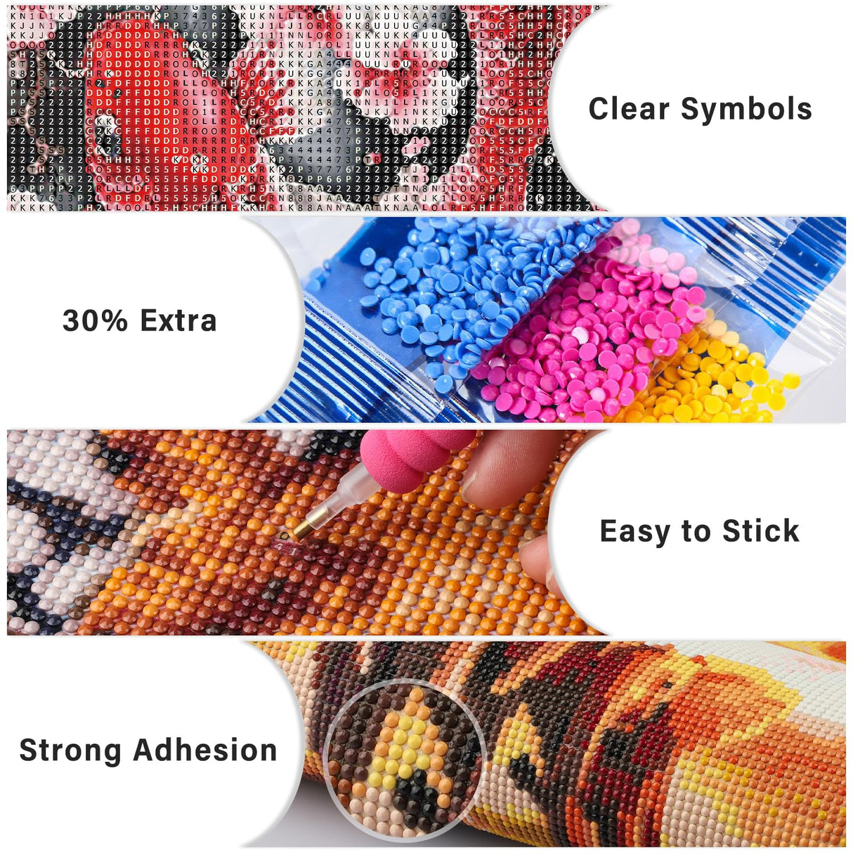 Lxmsja Koi Fish Diamond Art Kits for Adults, Flower DIY Full Drill Diamond Painting Kits for Beginners, 5D Gem Art Crafts for Adults, Home Wall Decor 12x16 inch Lxmsja