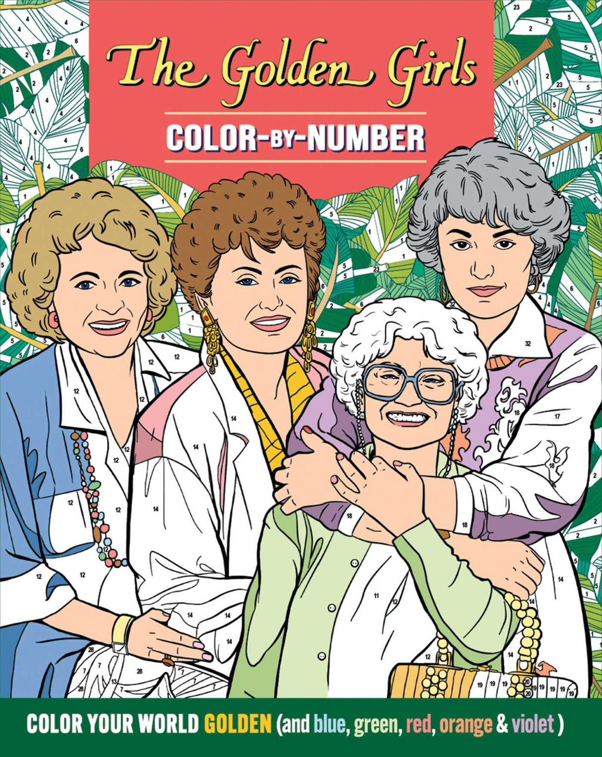 The Golden Girls Color-by-Number WoodArtSupply