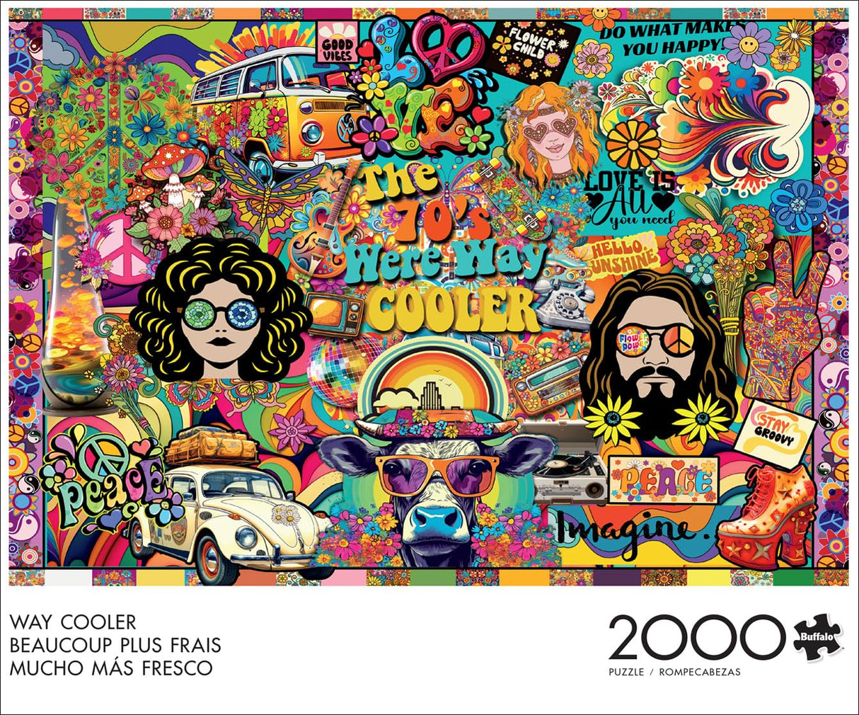 Buffalo Games - Lois Sutton - Way Cooler - 2000 Piece Jigsaw Puzzle for Adults -Challenging Puzzle Perfect for Game Nights - Finished Size is 38.50 x 26.50 Buffalo Games