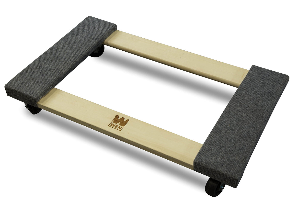 WEN 1320 lbs. Capacity 18 in. x 30 in. Hardwood Furniture Moving Dolly, Two Pack WEN