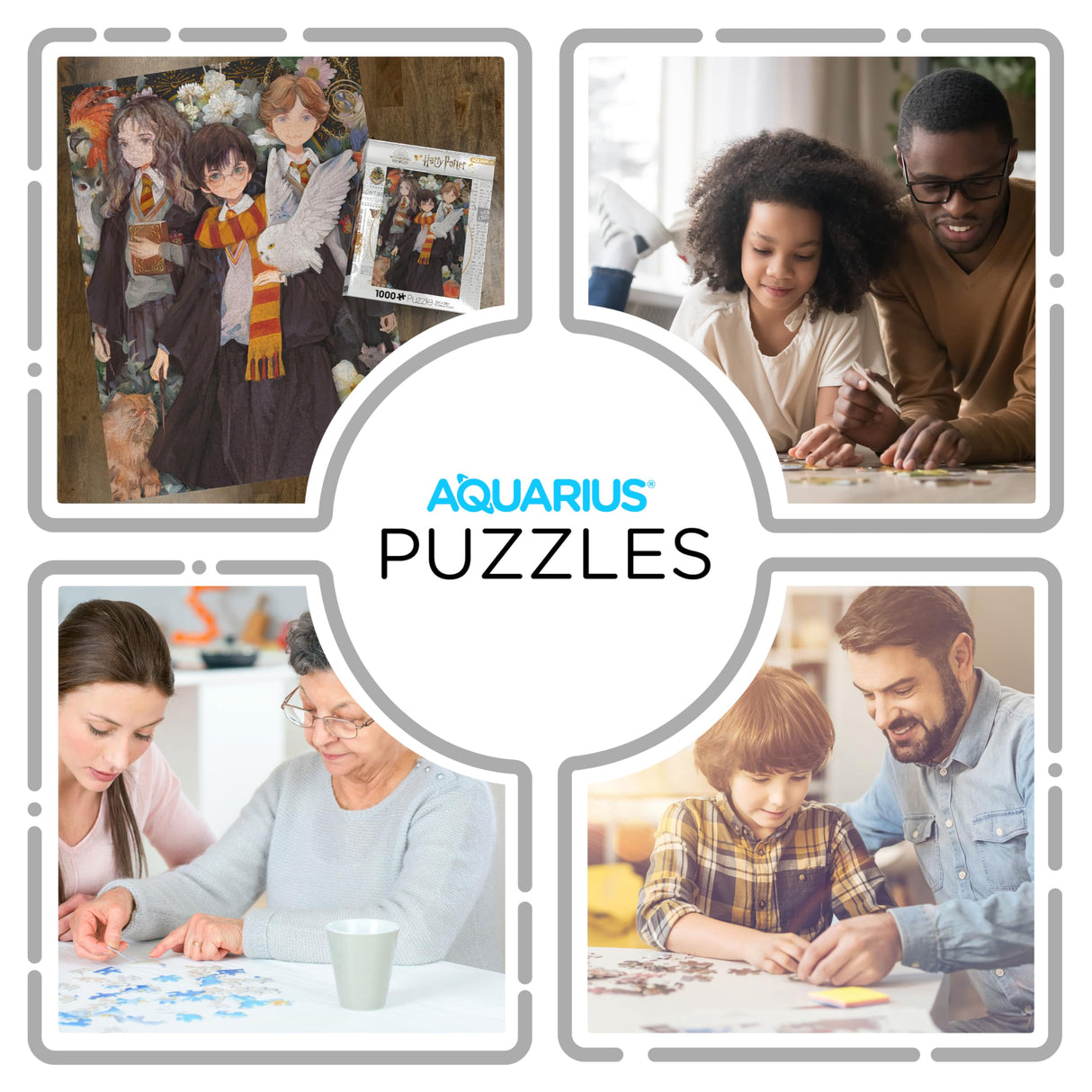 AQUARIUS Harry Potter Yume Puzzle (1000 Piece Jigsaw Puzzle) - Glare Free - Precision Fit - Virtually No Puzzle Dust - Officially Licensed Harry Potter Collectibles - 20x28 Inches AQUARIUS