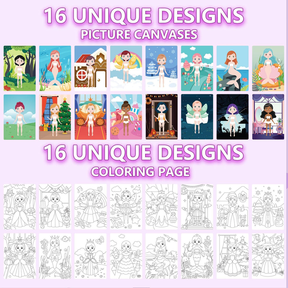 Foil Art Craft Activity for Kids.Foil Foam Stickers Princess Dress-Up Paper Dolls Play Set.2 in 1 Art and Craft for Kids,Creative Travel Toys, Birthday Gifts for Boys & Girls Ages 4 and Up FoilColoring