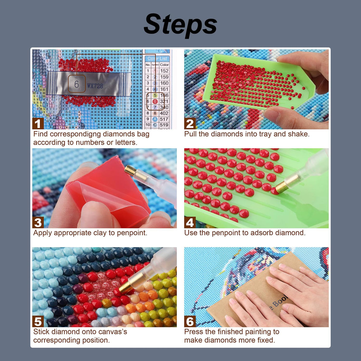 PFFNGPEN Diamond Painting Kits for Adults, 5D DIY Cat Rose Diamond Art Kits for Beginners, Full Drill Round Diamond Art for Home Wall Decor, Animal, 12x16 inch PFFNGPEN