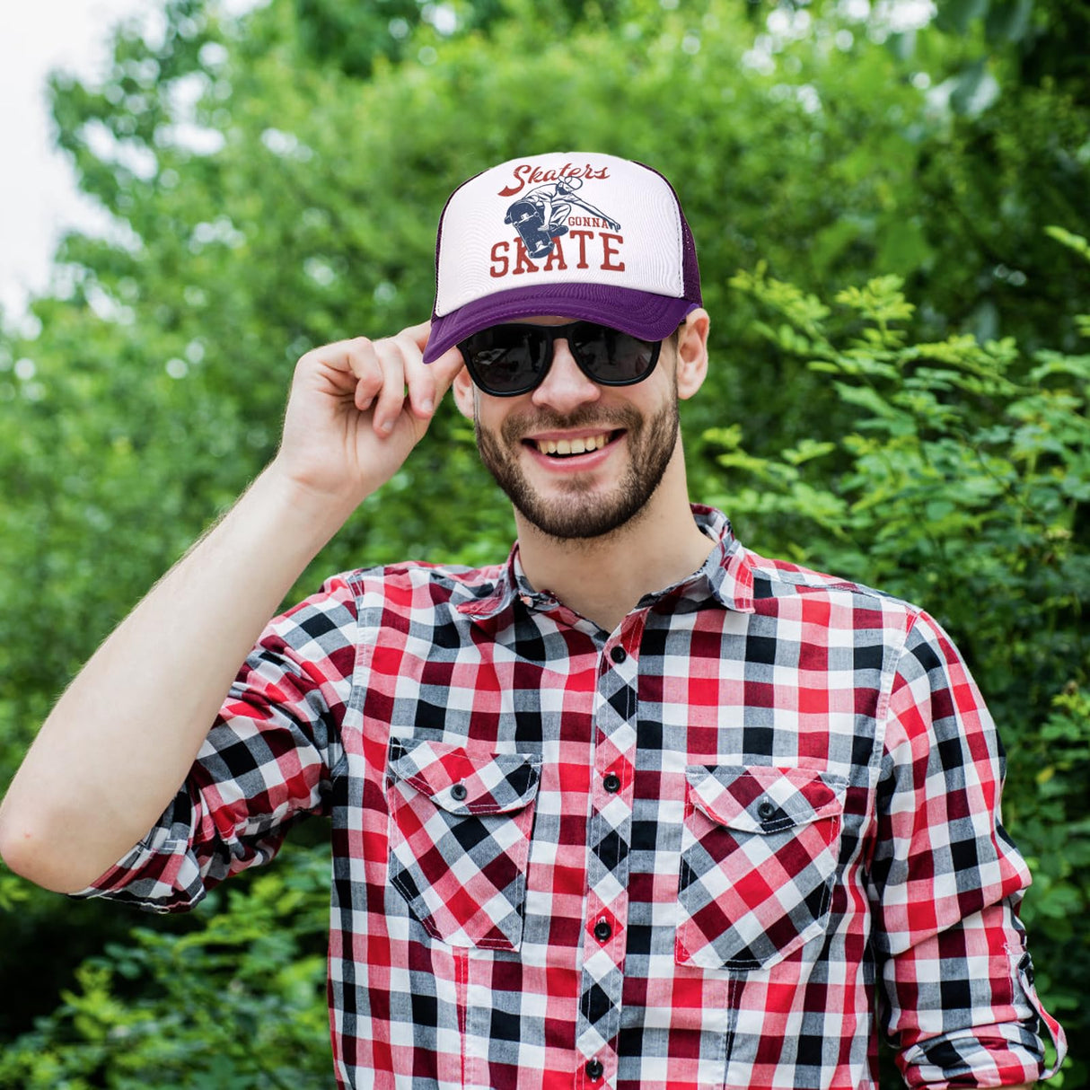 WRINGKIT 10 Pack Blank Trucker Hat, Summer Mesh Baseball Cap, Polyester Sublimation Hats with Adjustable Snapback Strap, Plain Trucker Hats for Women and Men, DIY Your Custom Hats Black WRINGKIT