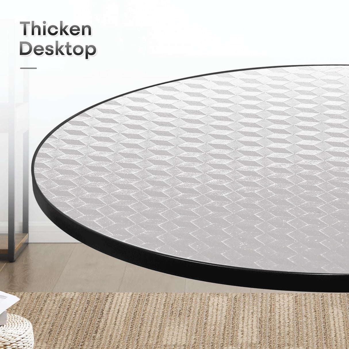 Athena Collection Bar Table Modern Round Cocktail Table Height Adjustable, Tall Bistro Pub Table with Sturdy Base, Suitable for Home, Kitchen, Pub, Restaurant, Silver Athena Collection