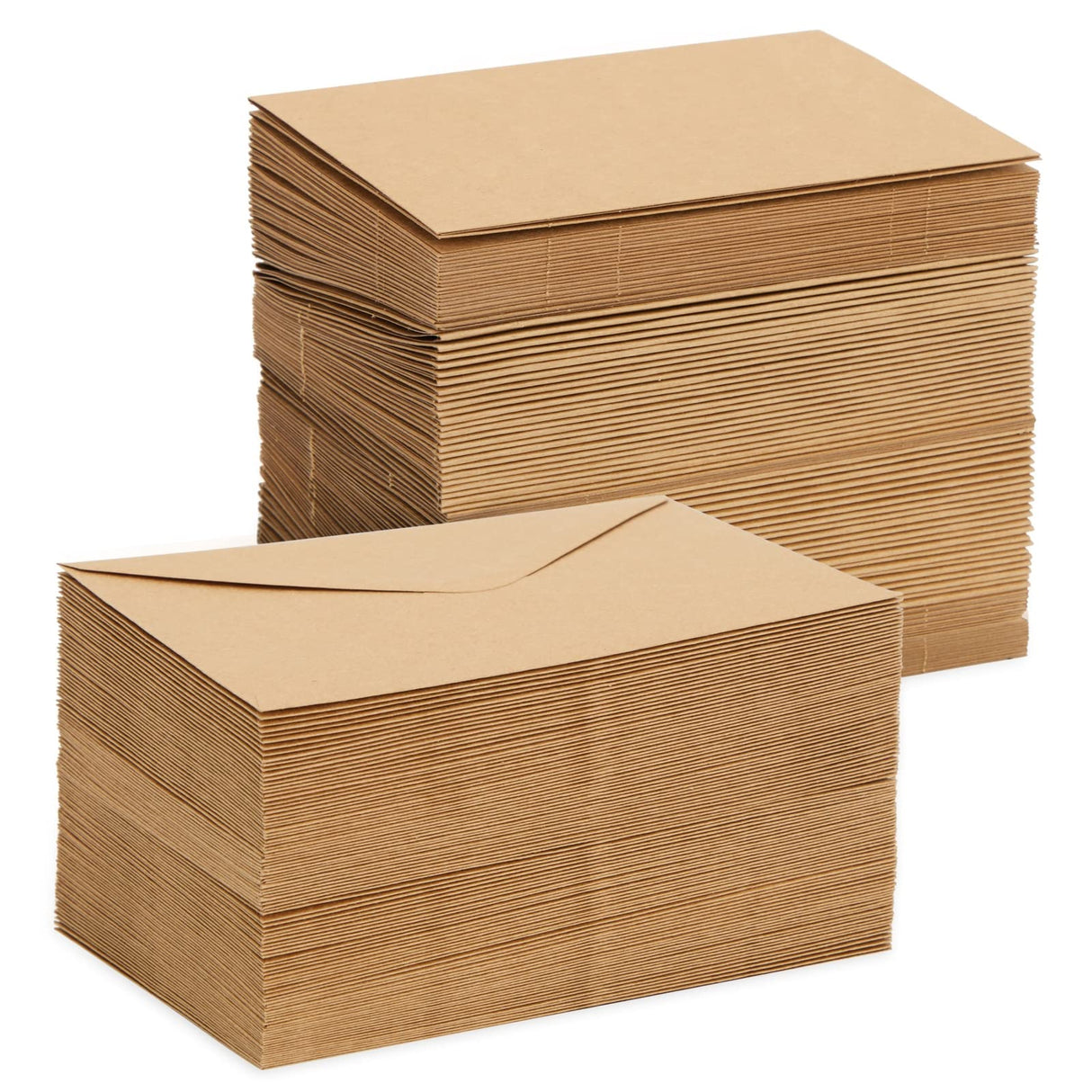 100 Pack Blank Cards and Envelopes 4x6, Bulk Kraft Paper Greeting Cards for DIY Card Making, Wedding, Birthday, All Occasions Sustainable Greetings