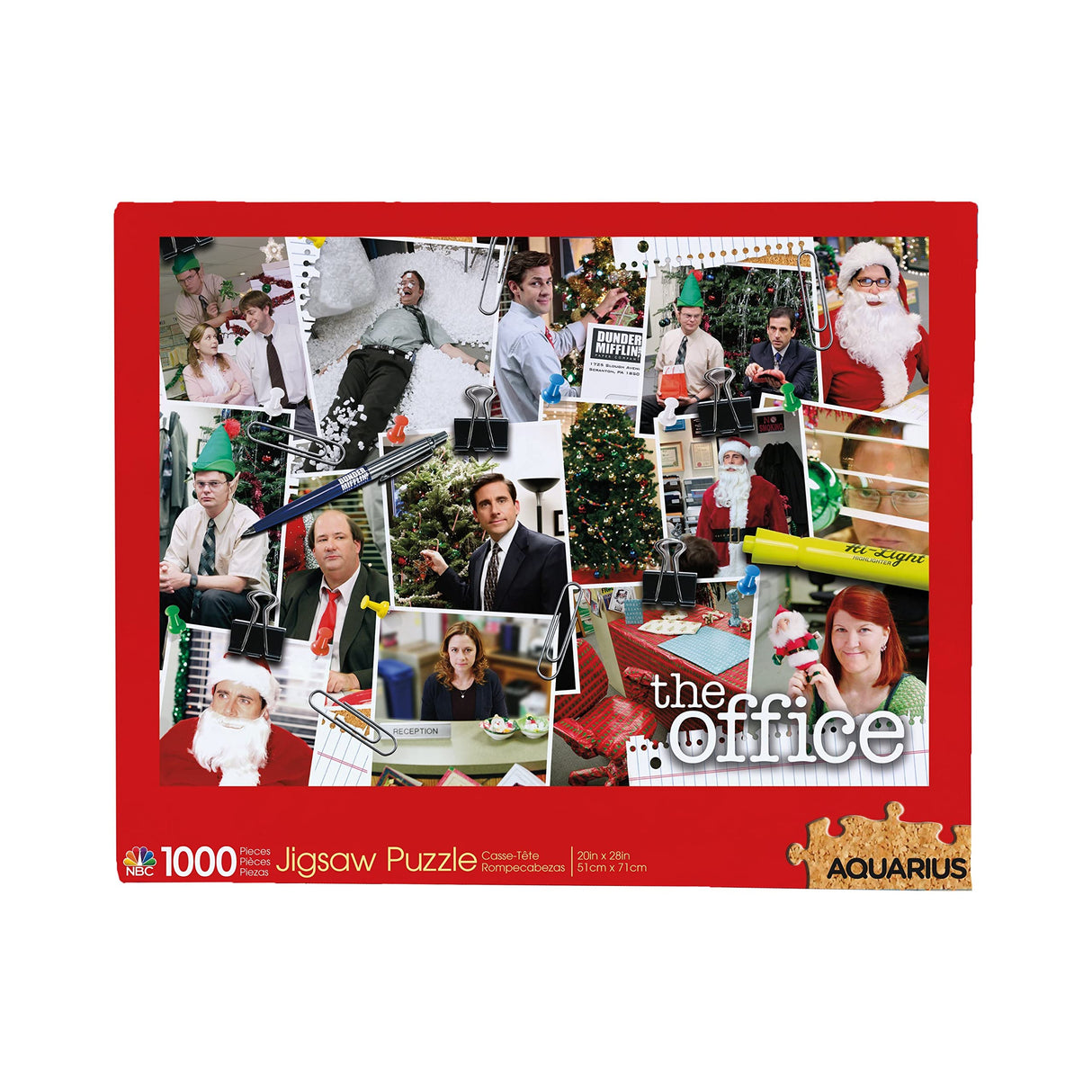 AQUARIUS The Office Puzzle (1000 Piece Jigsaw Puzzle) - Glare Free - Precision Fit - Officially Licensed The Office Merchandise & Collectibles - 20 x 28 Inches AQUARIUS