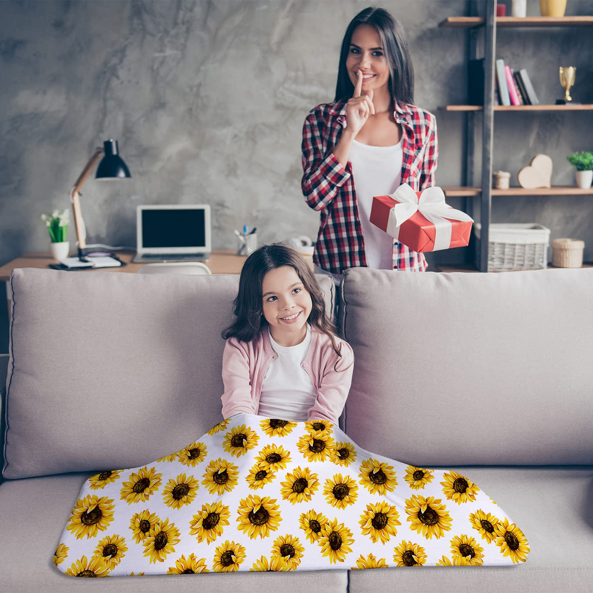 Nuanchu 1 Piece Baby Sublimation Blanket Blanks 31 x 47'' White Sublimation Throw Blanket Customized Soft Flannel Blanket Lightweight Bed Travel Blanket Heat Press Bedroom Dorm Nuanchu