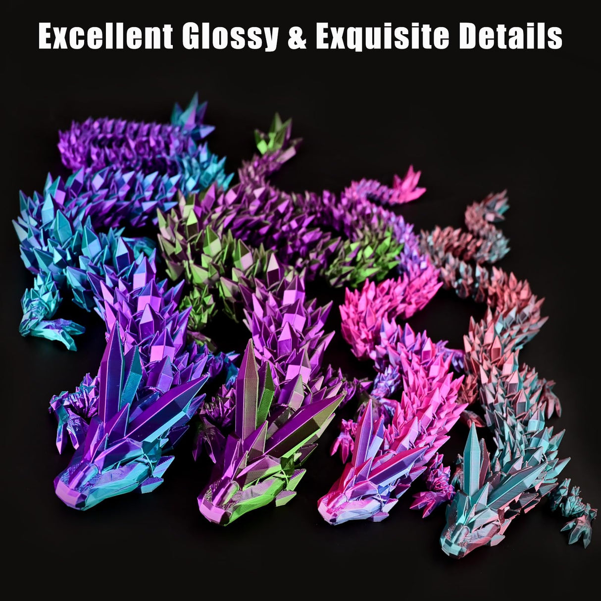 OVV3D 3D Printer Filament, PLA Filament 1.75mm Bundle, Dual Color Filament, Coextrusion 3D Filament, Silk PLA, 3D Printing Filament +/-0.02mm, 200g X 4 Spool OVVNYXE