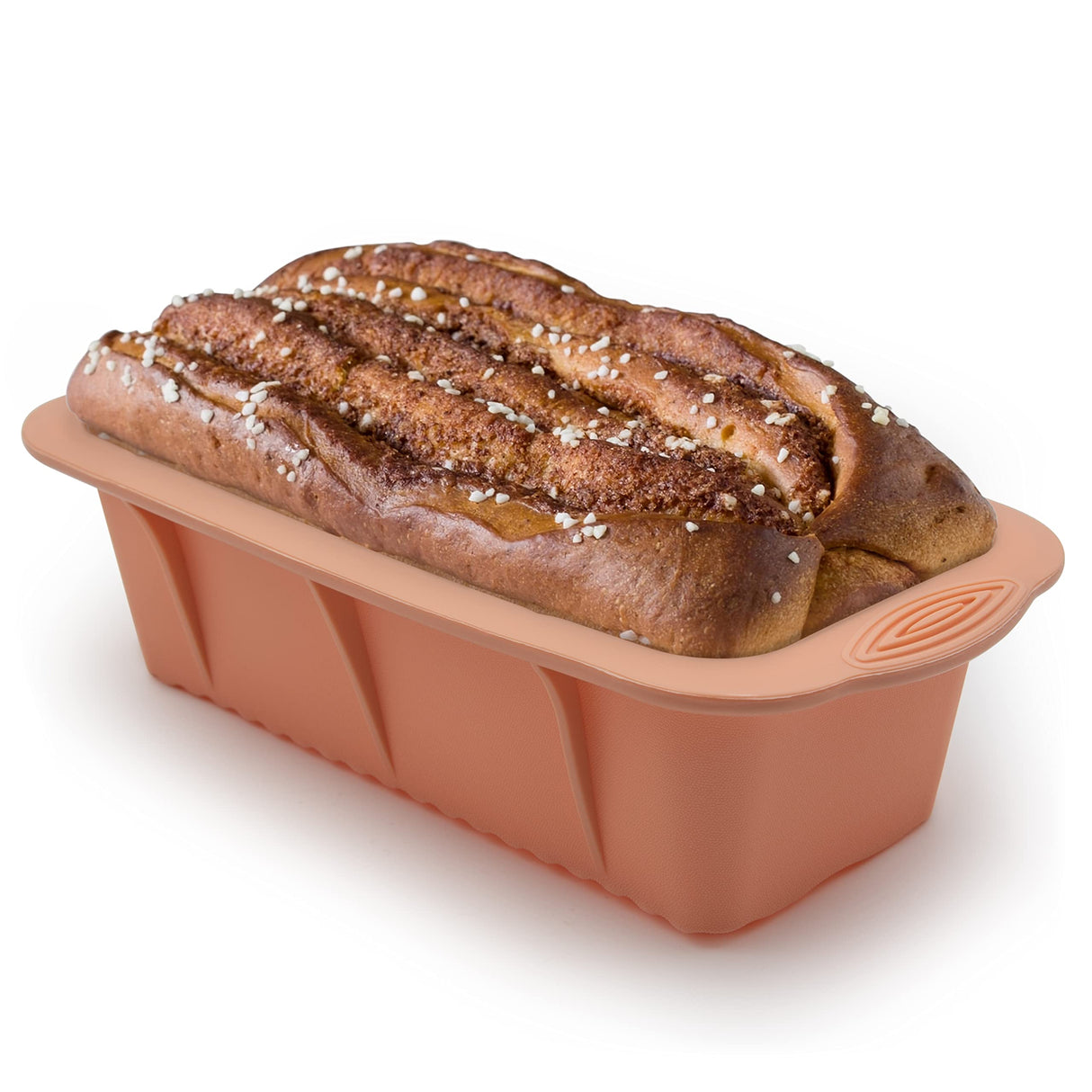 Baocuan 3 pack Silicone Bread Loaf Pans - Baking Mold For Baking Cakes,Brownies,Long loaf of bread Cheesecakes,Homemade Cakes Breads,Meatloaf,Ice brickand and More Set of 3 colors Baocuan