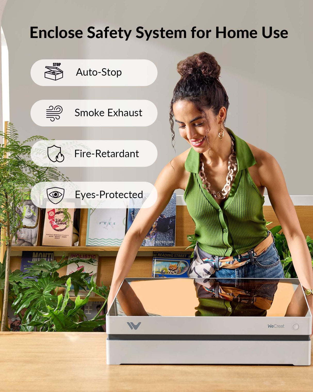 WECREAT Vista 10W Laser Engraver with 2W IR Laser Module, 600mm/s, Diode Desktop Laser Engraving Machine for Small Business DIY Metal Jewelry Leather Gifts WECREAT