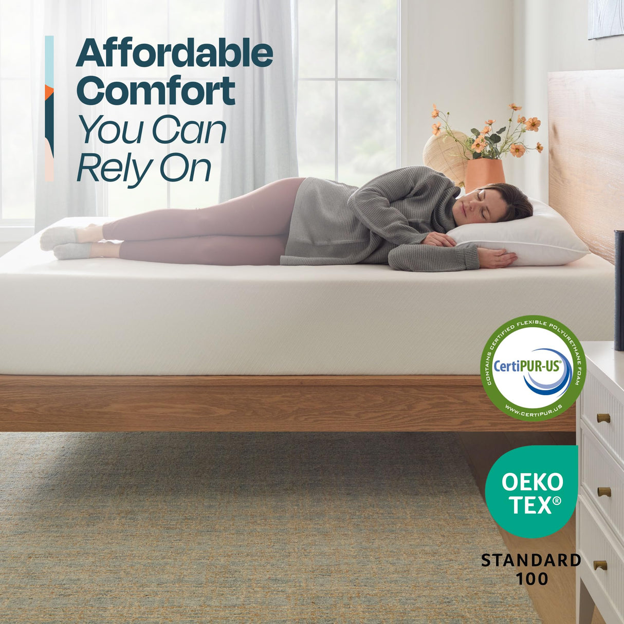 Linenspa 12 Inch Gel Infused Memory Foam Mattress – Twin Size – Plush - Cooling Gel - Mattress in a Box - Primary or Guest Bedroom - Pressure Relieving and Breathable – CertiPUR-US Certified Linenspa