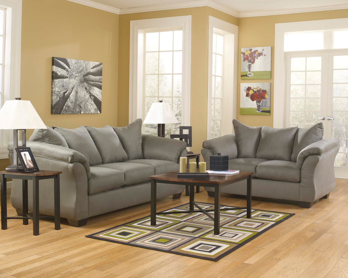 Signature Design by Ashley Darcy Casual Plush Sofa, Grayish Brown Signature Design by Ashley