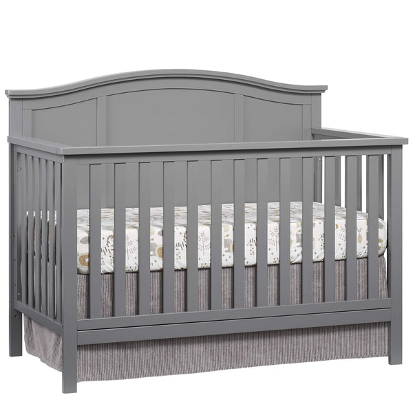 Oxford Baby Emerson 4-in-1 Convertible Baby Crib, Dove Gray, GreenGuar ...
