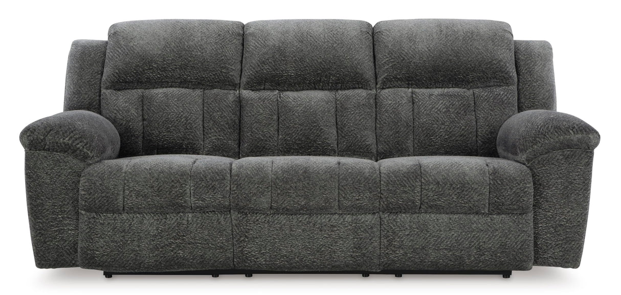 Signature Design by Ashley Frohn Contemporary Manual Reclining Sofa, Gray Signature Design by Ashley