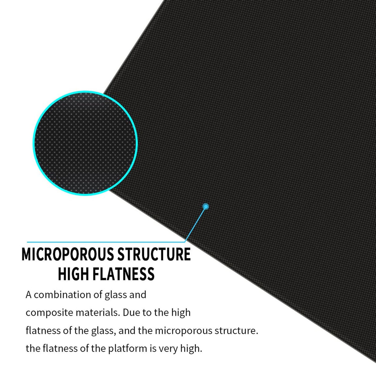3D Printer Glass Bed, 220x240x4mm Borosilicate Glass Plate, 3D Printer Glass Print for Anycubic MEGA S, 3D Printer Borosilicate Glass Plate Build Surface, Easy Release Fockety