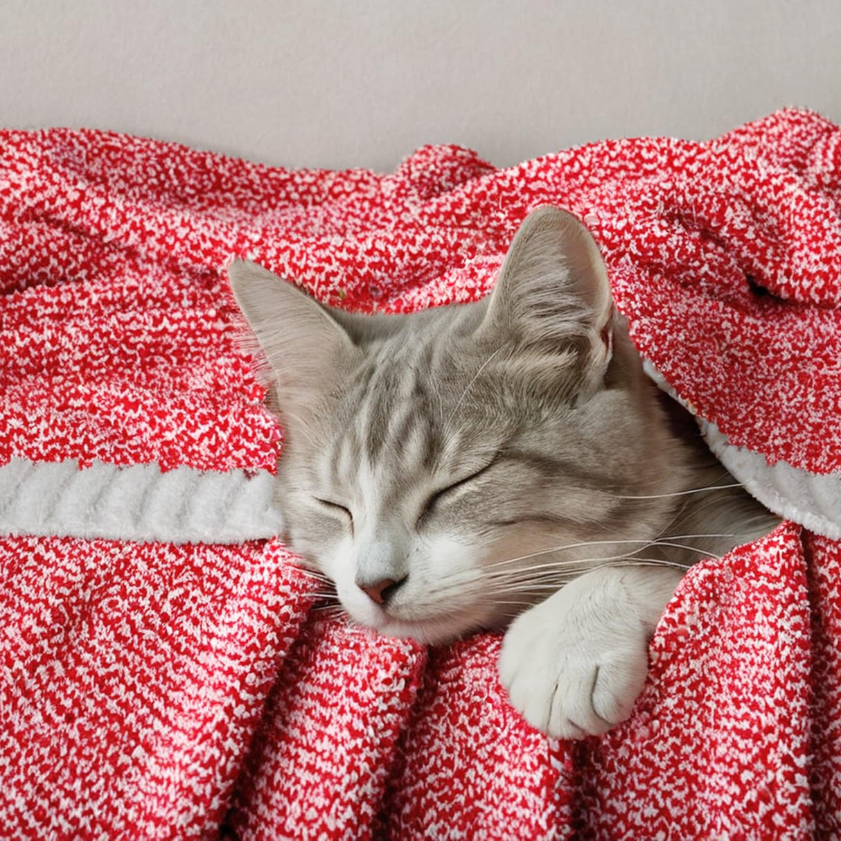 MIULEE Christmas Red Super Soft Throw Blanket for Couch, Cozy Fluffy Warm Blankets Knit Throw Blankets for Sofa, Bed, Chair, Living Room, Camping, Picnic, 50 x 60 inch MIULEE