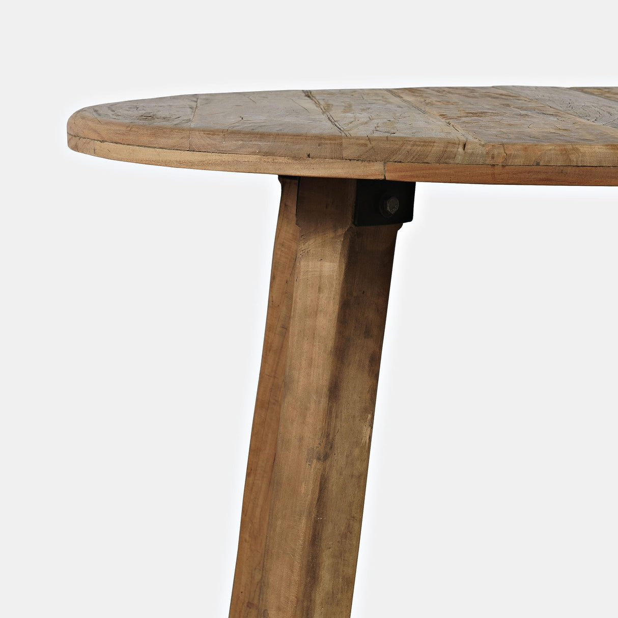 Jofran Reclamation 42" Rustic Reclaimed Solid Wood Round Dining Table Jofran Inc.