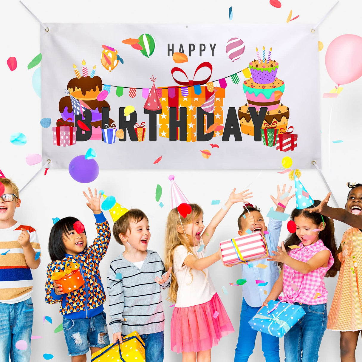 4 Pcs 3 x 6 Feet Large Blank Banner Polyester Sublimation Banner with Hanging Ropes Paintable Easy Hang Signs White DIY Banner Signs for Indoor Wall Outdoor Party Display Business Office Supply Shimeyao